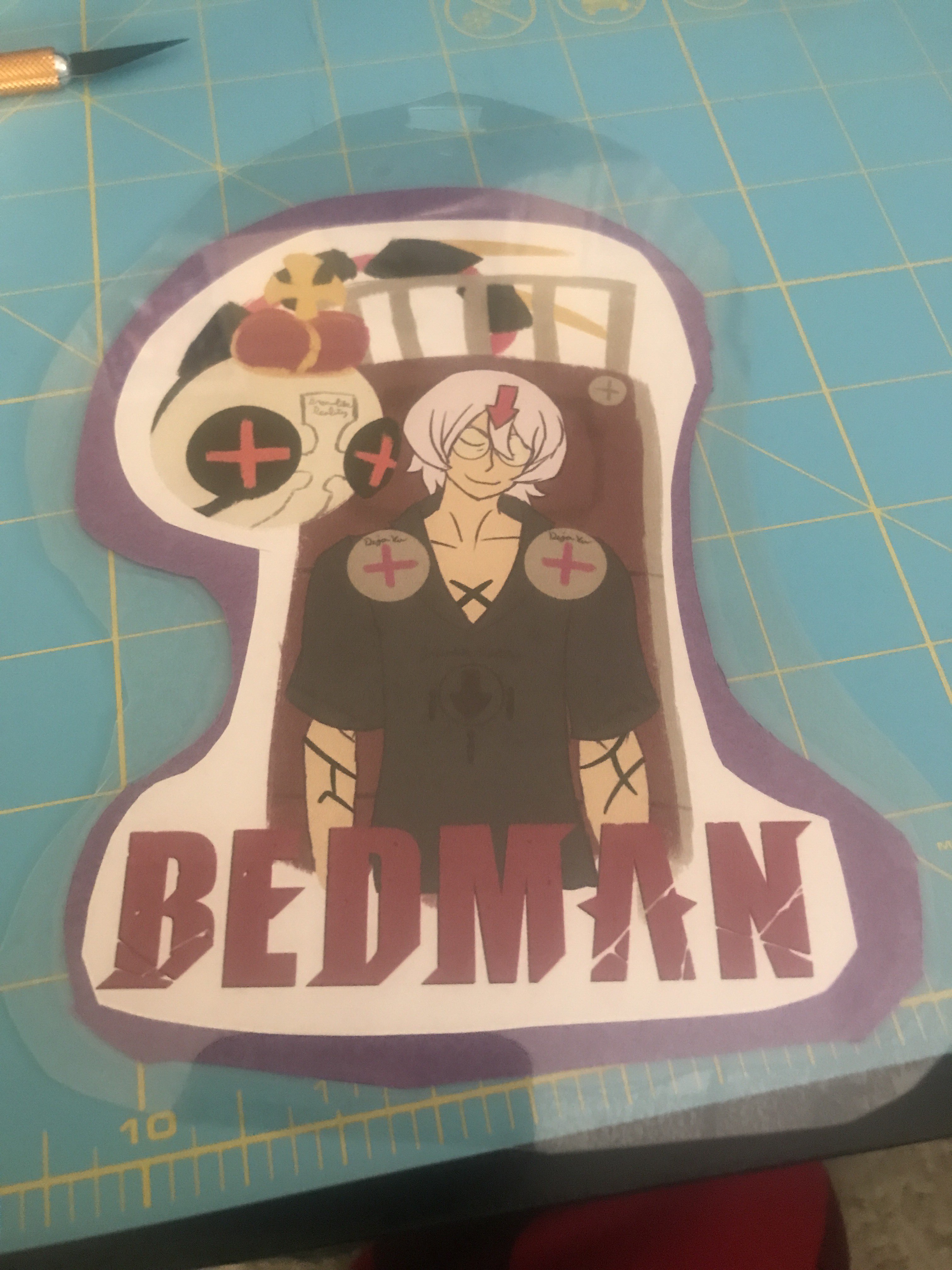badge of Bedman from guilty gear